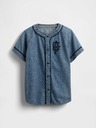 GAP Dětská džínová košile Baseball Americana GAP