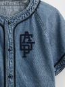 GAP Dětská džínová košile Baseball Americana GAP