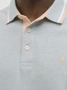 Jack & Jones Světle zelené pánské polo tričko Jack & Jones