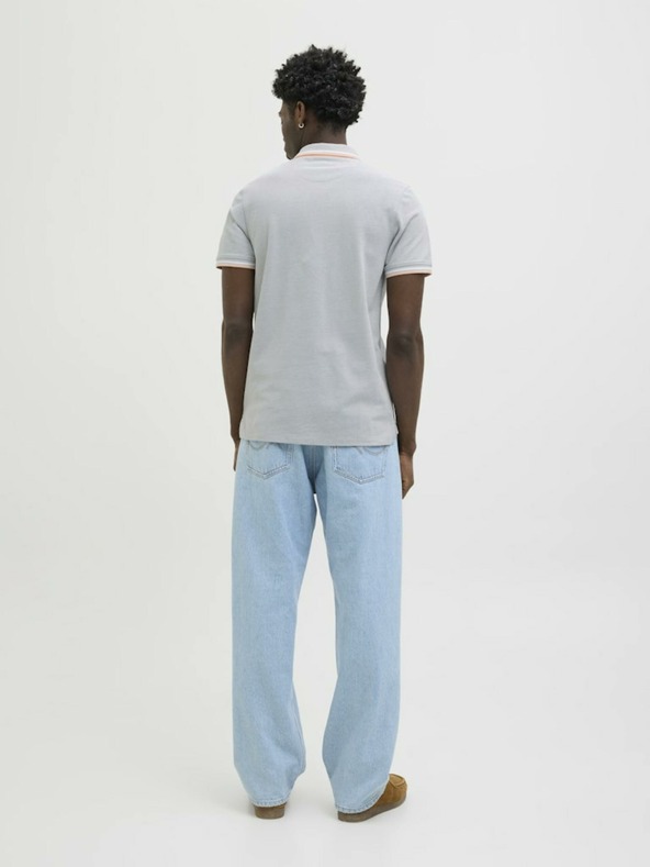 Jack & Jones Světle zelené pánské polo tričko Jack & Jones