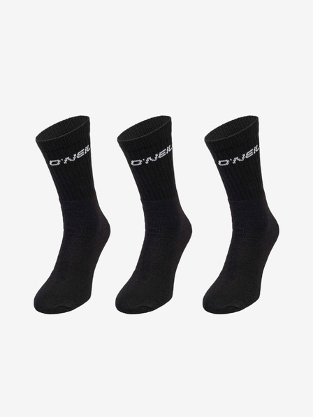 O'Neill Sada tří párů ponožek v černé barvě O'Neill Sportsocks 3P