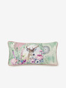 HIP 30 x 60 cm - Zeleno-růžový oboustranný polštář s motivem HIP Romini