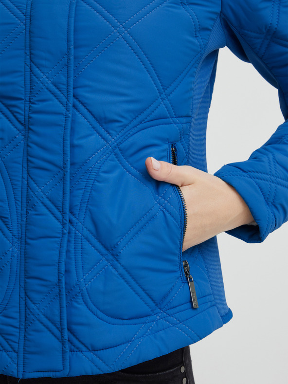 Fransa Modrá dámská prošívaná bunda Fransa