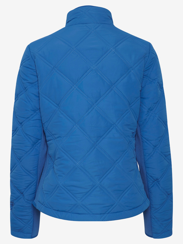 Fransa Modrá dámská prošívaná bunda Fransa