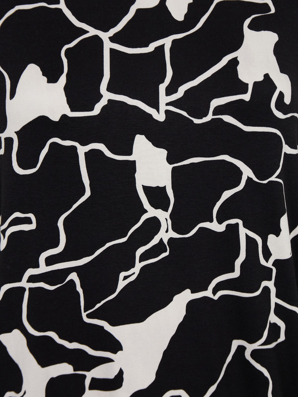 Fransa Bílo-černá dámská vzorovaná halenka Fransa