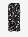 Fransa Bílo-černá dámská vzorovaná midi sukně Fransa