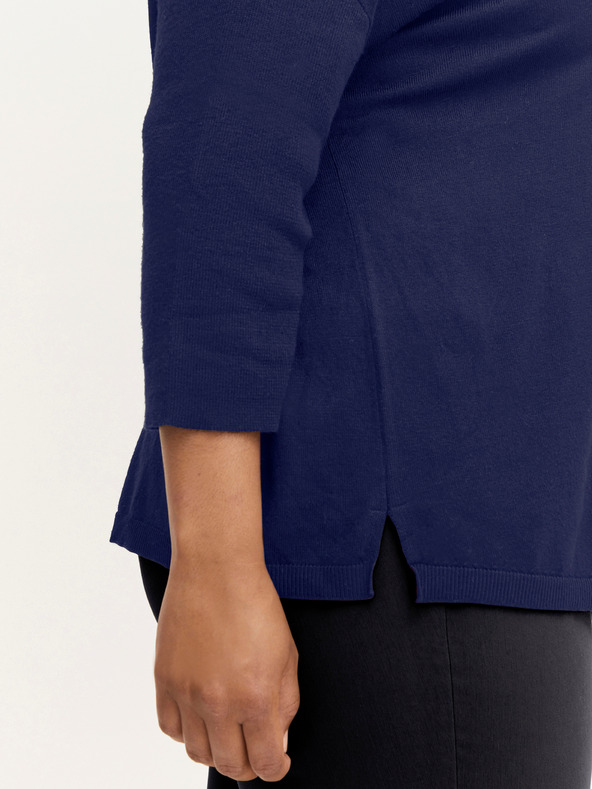 Fransa Tmavě modrý dámský svetr Fransa