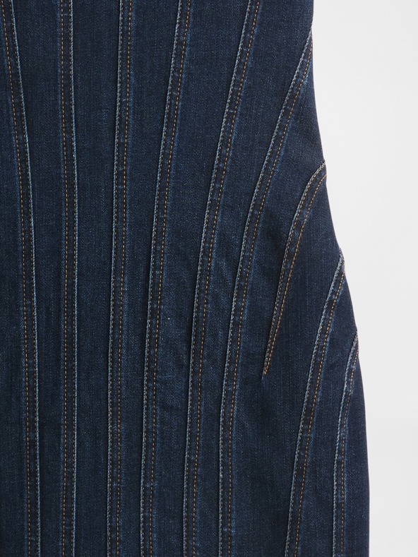 GAP Džínové midi šaty GapStudio by Zac Posen GAP