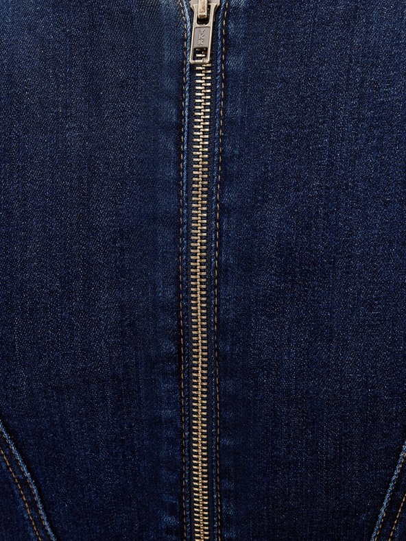 GAP Džínové midi šaty GapStudio by Zac Posen GAP