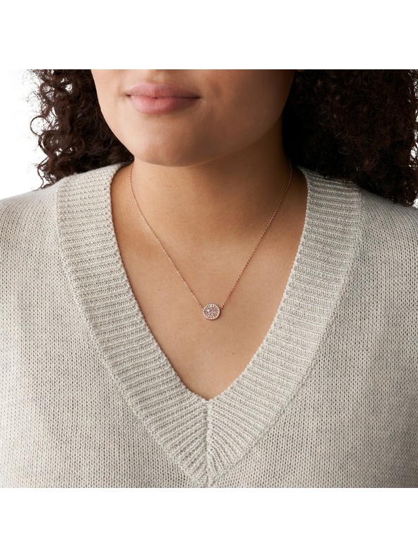 Fossil Dámský ocelový náhrdelník Fossil