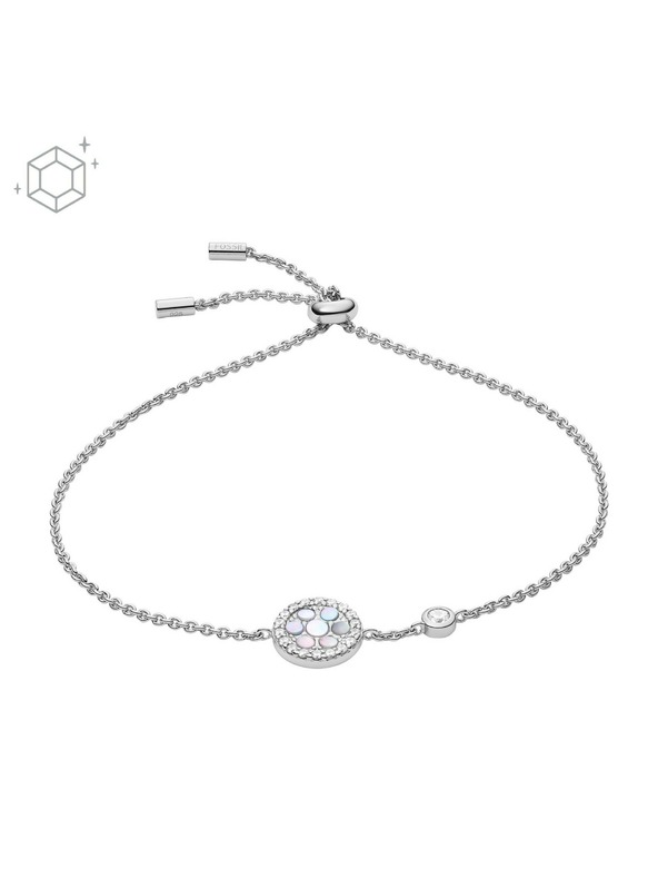 Fossil Dámský stříbrný náramek Fossil JFS00519040