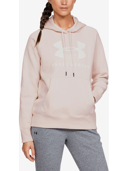 Under Armour Dámská mikina Under Armour RIVAL FLEECE SPORTSTYLE GRAPHIC HOODIE-B