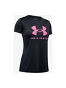 Under Armour Dívčí tričko Under Armour Tech Solid Graphic Big Logo Ss T-Shirt